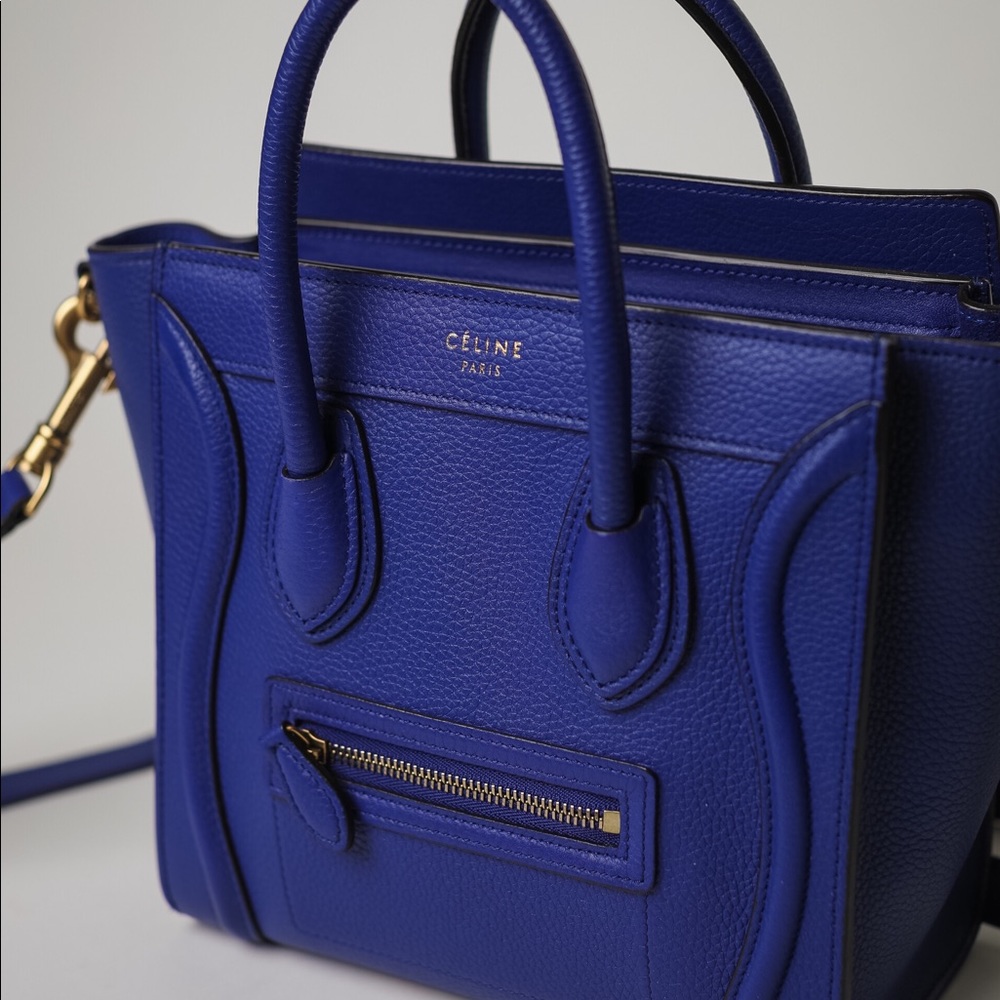 Celine Luggage Nano (blue) (Pre-Owned) - Picture 2 of 8